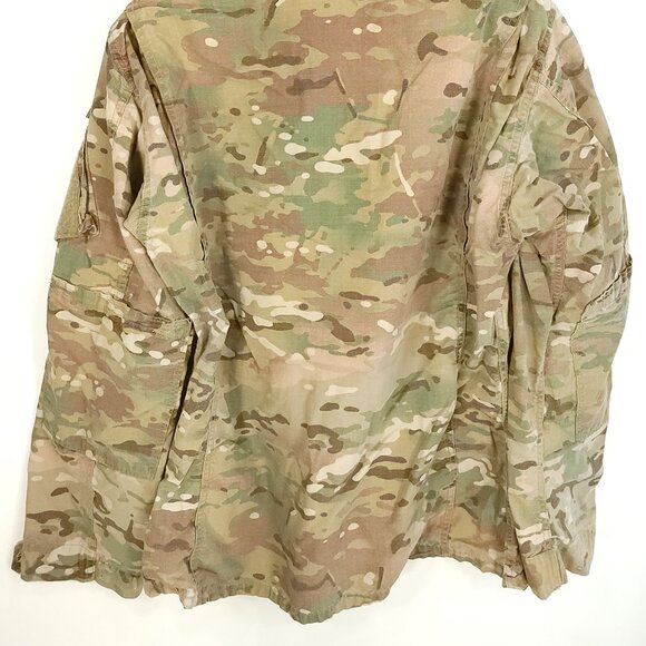US Military Coat Army Combat Men's Med Long Multicam Camo FR Zip Hook Loop Front - Picture 4 of 10